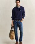 GANT SLIM GANT JEANS MID BLUE BROKEN IN - ROPA