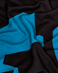 CUBRECUELLO MAMMUT NECK GAITER LOGO DEEP TEAL/BLAC