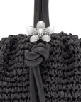 TOUS BOMBONERA TOUS DAISY RAFIA NEGRO - BOMBONERA / NEGRO / 1 - COMPLEMENTOS