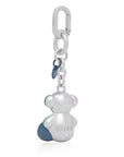 TOUS LLAVERO METAL BOLD BEAR AZUL CIELO PLAT
