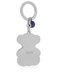 TOUS LLAVERO BOLD BEAR LINES AZUL OSC PLATEADO