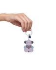TOUS LLAVERO BOLD BEAR LINES AZUL OSC-PLATEAD
