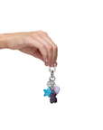 TOUS LLAVERO PUFFED MOTIFS MORADO OSC-PLATEAD