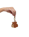 TOUS LLAVERO TRIPLE BEAR CAMEL