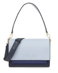 TOUS BANDOLERA M. AUDREE SAFFIANO AZUL MARINO-CELESTE