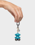 TOUS LLAVERO T METAL BOLD BEAR TURQUESA AZUL