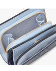 TOUS BILLETERA M DOBLE AUDREE SAFF AZUL MARI