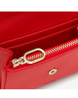 TOUS BILLETERA S. AUDREE SOFT ROJO