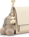 TOUS LLAVERO BOLD BEAR VELVET TOPO