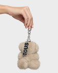 TOUS LLAVERO BOLD BEAR VELVET TOPO
