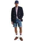 GANT REG GANT JEANS SHORTS MID BLUE WORN IN