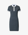 GUESS N SS DRESS NK ALPHONSINE STRIPED JET BLACK A9
