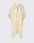 LIU JO PONCHO RETE LUNGO LIGHT GOLD