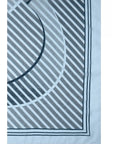 LIU JO ECS FOULARD OVAL LOGO STR 120 LIGHT DENIM