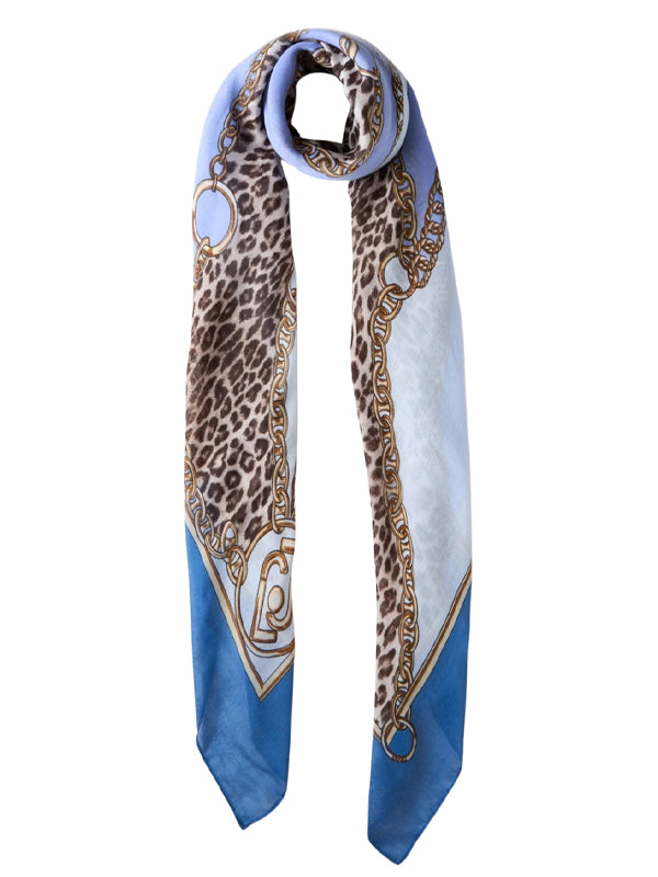 LIU JO ECS FOULARD CHAIN ANIM 120X12