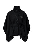 LIU JO CLOACK/PONCHO BLACK