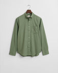 GANT REG CLASSIC POPLIN SHIRT KALAMATA GREEN