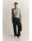 GANT REG CLASSIC POPLIN SHIRT KALAMATA GREEN