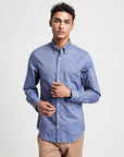 GANT REGULAR CLASSIC OXFORD SHIRT AZUL PERSIAN