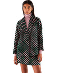 COMPANIA FANTASTICA BLAZER ESTAMPADO GEOMETRICA