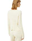 COMPANIA FANTASTICA JERSEY DE PUNTO CANALE BLANCO