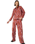 COMPANIA FANTASTICA CAMISA DE PANA ESTAMPADO FLORA