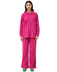 COMPANIA FANTASTICA CHAQUETA CAMISERA FUCSIA