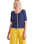 COMPAÑIA FANTASTICA CARDIGAN DE PUNTO MANGA CORTA