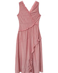 COMPAÑIA FANTASTICA VESTIDO LARGO VOLANTES
