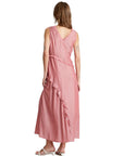 COMPAÑIA FANTASTICA VESTIDO LARGO VOLANTES