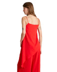 COMPAÑIA FANTASTICA TOP ASIMETRICO TIRANTES ROJO