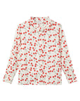 COMPAÑIA FANTASTICA CAMISA CUELLO VOLANTE ESTAMPAD