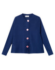 COMPAÑIA FANTASTICA CARDIGAN PUNTO ENVAS NAVY BLUE