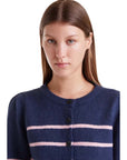 COMPAÑIA FANTASTICA CARDIGAN RAYA NAVY BLUE