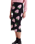 COMPAÑIA FANTASTICA FALDA JACQUARD MORANGO