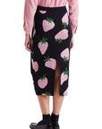COMPAÑIA FANTASTICA FALDA JACQUARD MORANGO