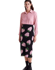 COMPAÑIA FANTASTICA FALDA JACQUARD MORANGO