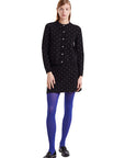 COMPAÑIA FANTASTICA CARDIGAN JAC NEGRO MINI PUNTOS