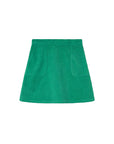 COMPAÑIA FANTASTICA FALDA CORTA PANA VERDE