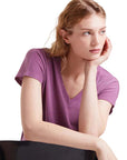 COMPAÑIA FANTASTICA CAMISETA PICO LILA
