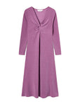 COMPAÑIA FANTASTICA VESTIDO MIDI LILA ESCOTE ANUD