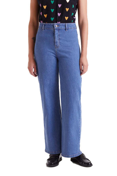 COMPAÑIA FANTASTICA PANTALON VAQUERO BORD CORAZON