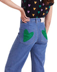 COMPAÑIA FANTASTICA PANTALON VAQUERO BORD CORAZON