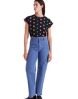 COMPAÑIA FANTASTICA PANTALON VAQUERO BORD CORAZON