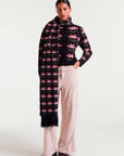 COMPAÑIA FANTASTICA CARDIGAN JACQUARD ESTAMPADO x