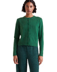COMPAÑIA FANTASTICA CÁRDIGAN DE PUNTO VERDE