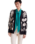 COMPAÑIA FANTASTICA CHAQUETA JACQUARD ESTAMPADO