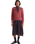 COMPAÑIA FANTASTICA JERSEY PUNTO CON TEXTURA ROSA