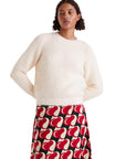 COMPAÑIA FANTASTICA JERSEY PUNTO CON TEXTURA BLANC