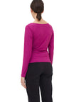 COMPAÑIA FANTASTICA CAMISETA CUELLO BARCO MAGENTA